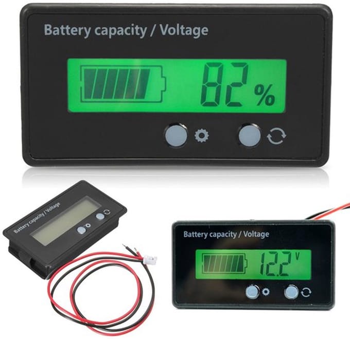Universele Batterij Capaciteit Voltage Tester met LCD-scherm
