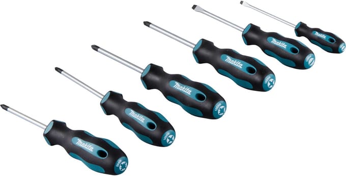 Makita E-10528 Schroevendraaierset 6-delig SL / PH / PZ