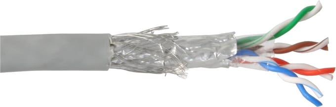 InLine® Installatiekabel, SF/UTP, Cat.5e, AWG24 CCA, PVC, 100m
