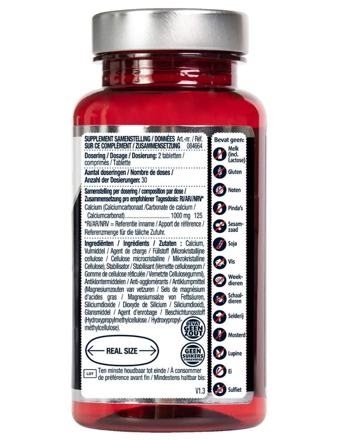 Lucovitaal Super Calcium 1000 mg 60 tabletten