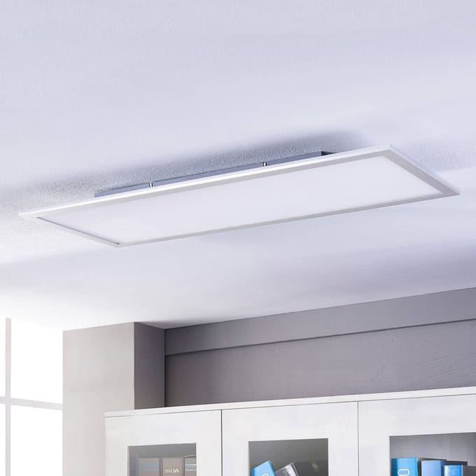 Lindby LED paneel Livel, CCT, 120 cm x 30 cm, afstandsbediening