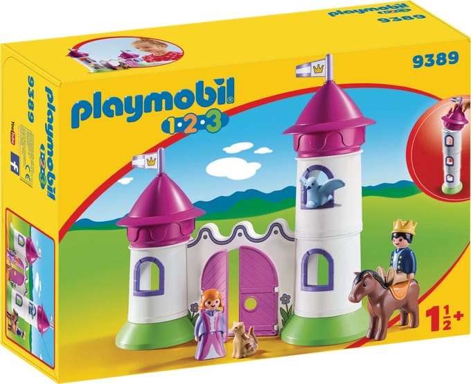 PLAYMOBIL Kasteelpoort met koningskoppel - 9389