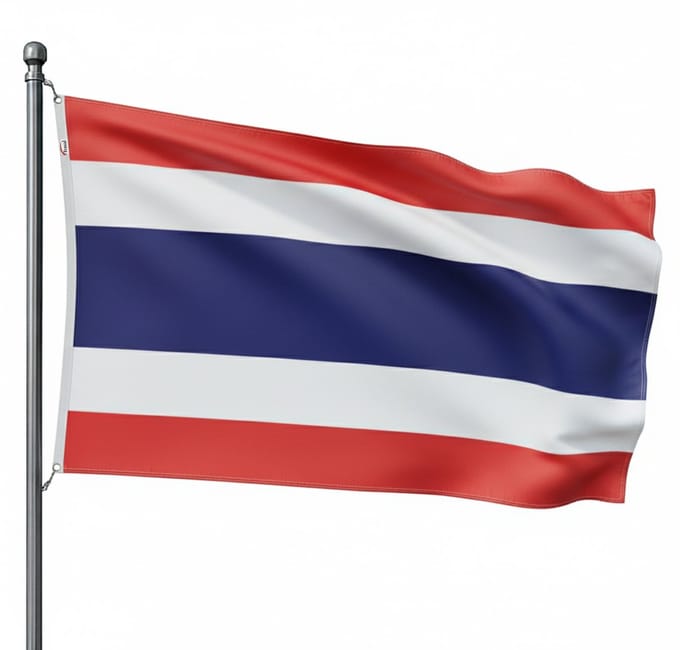 Trasal - vlag Thailand - thaise vlag 150x90cm