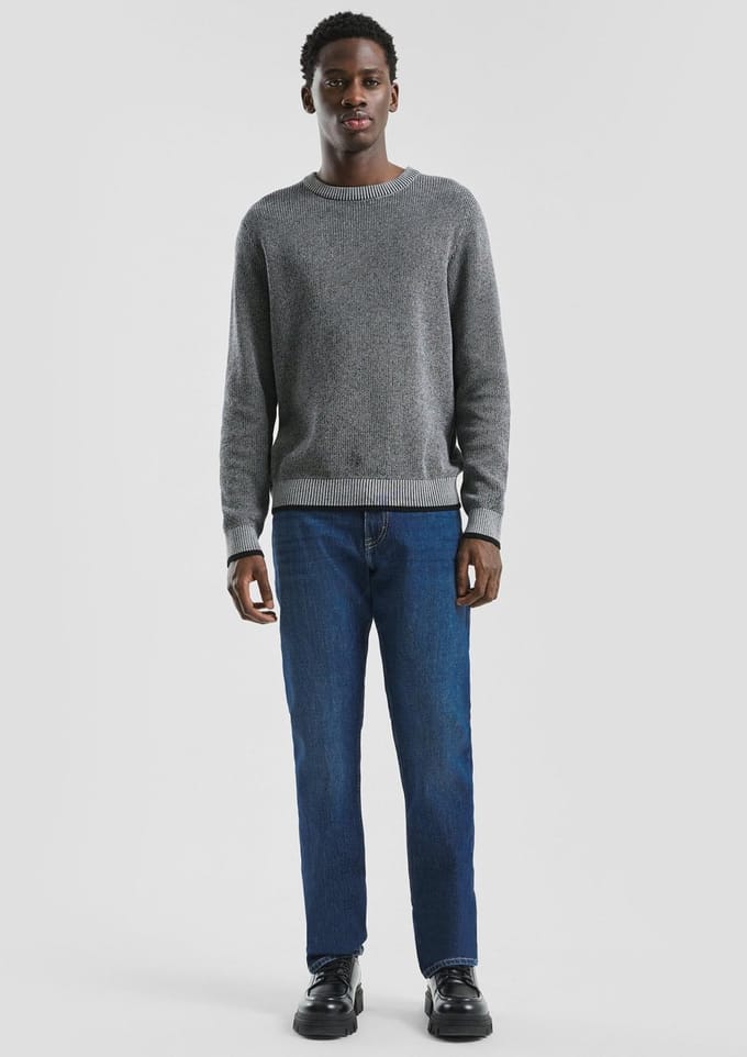 Jeans Regular Hoge Taille Rechte Pijpen QS Pete