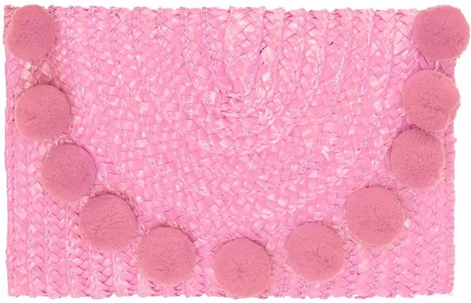 YWG Stro clutch met pompons
