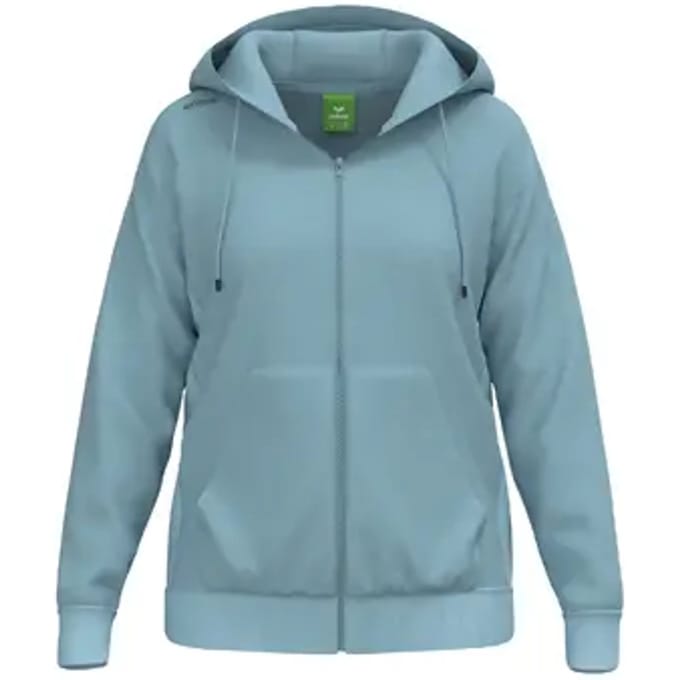 Erima Ts Sweatjack Met Capuchon Dames - Smoke Blue | Maat: 36