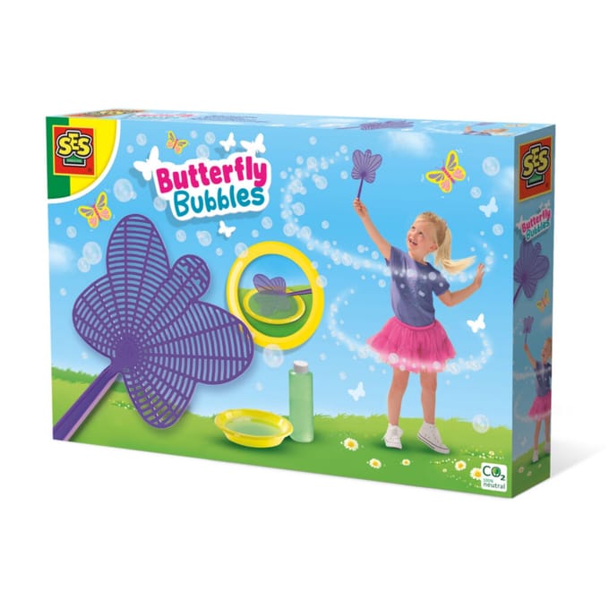 SES - Bubble Vlinder - sterk bellenblaassop - goed uitwasbaar - mega veel kleine bubbles
