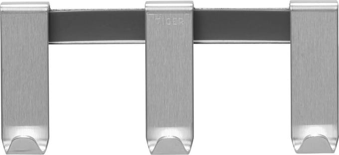 Tiger Basic - Douchecabine handdoekhaak 6-8 mm - RVS geborsteld