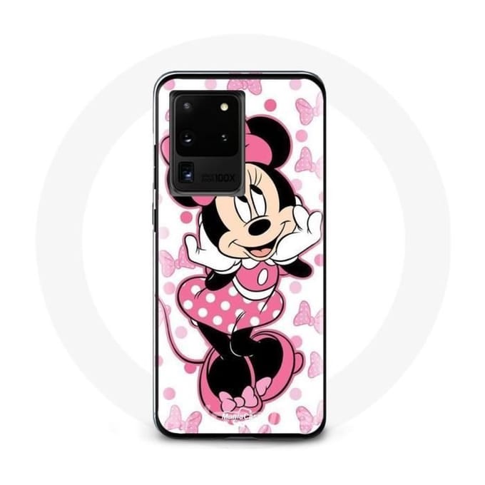 Hoesje voor Samsung Galaxy S20 Ultra Minnie Mouse Schattig Cartoon Roze