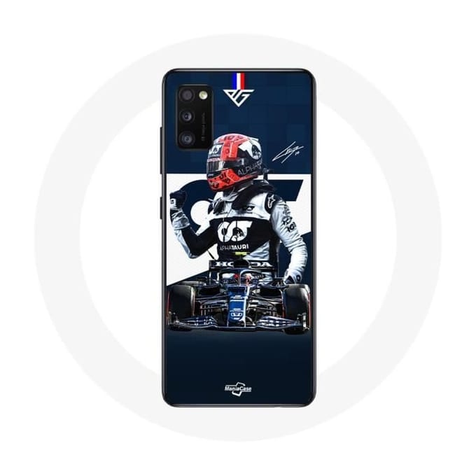 Coque - Formule 1 - Galaxy A41 - Max Verstappen - Souple - Protection Bleu bleu
