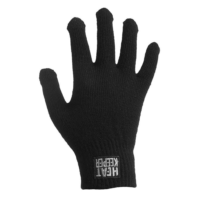 Heatkeeper - Thermo sporthandschoenen kinderen - Zwart - 9/12 Jaar - 2-Paar