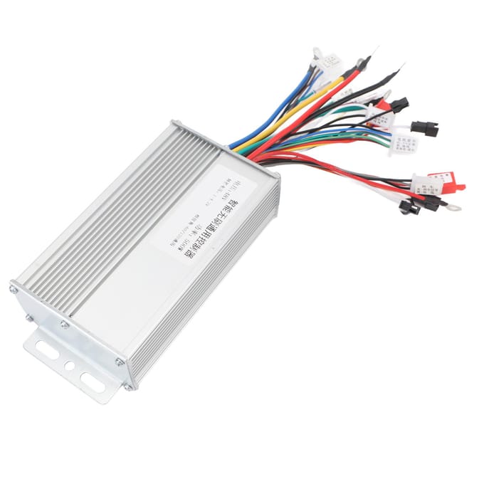 48V 500W Borstelloze Controller Snelheidsregeling Aluminiumlegering Borstelloze Motorcontroller voor Elektrische white