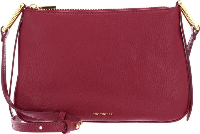 COCCINELLE Leren Schoudertas Magie Mini Bag Garnet Red (rood)paars