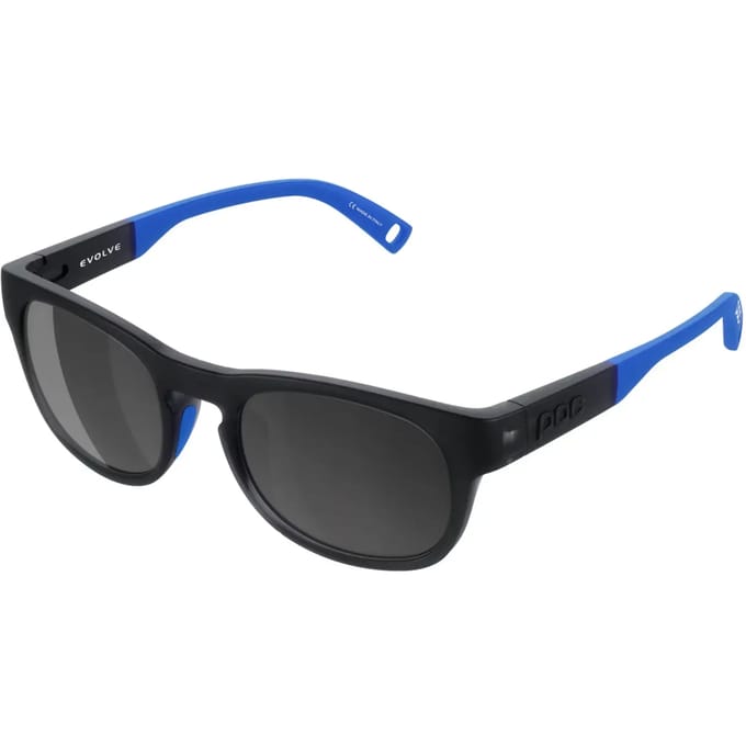 POC Evolve Uranium Black Tranks/Fluo Blue Zonnebril zwart