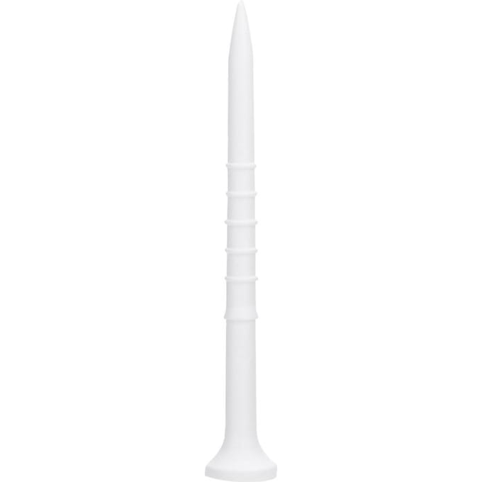Caiton 15pcs Tees en Plastique à Embout Coupe de Golf Accessoires d'Entraînement Blanc white