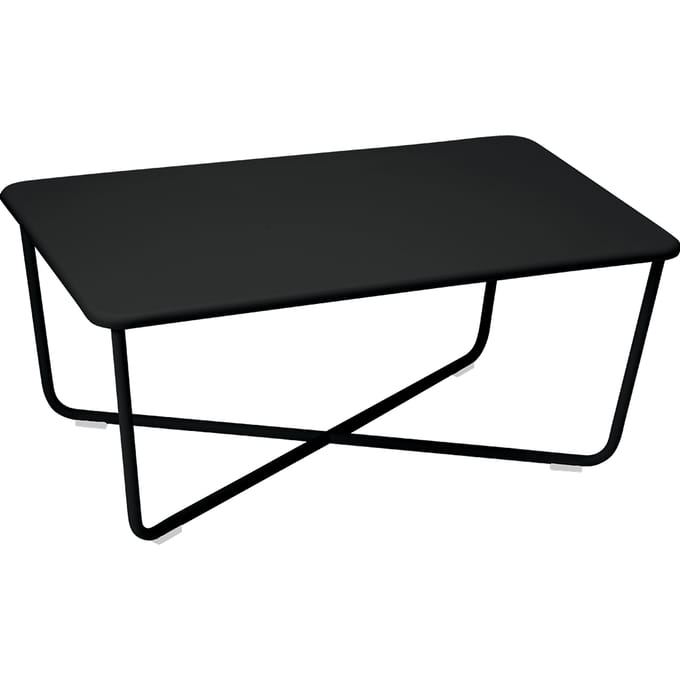 Fermob - CROISETTE lage tafel - 42 drop mat - zwart
