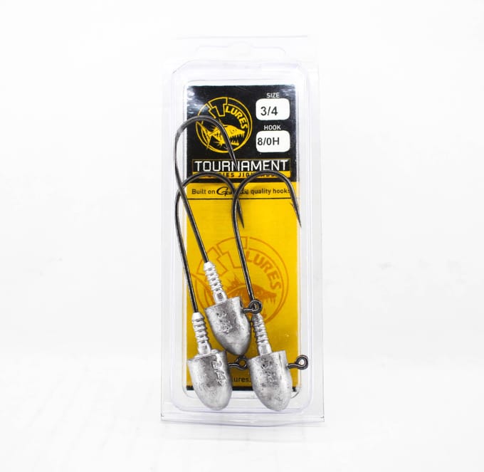 Tackle Tactics TT Tournament Jig Head 3/4 oz 8/0H 3/pak (5835)