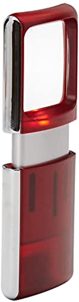 Vergrootglas met LED-verlichting - Rood