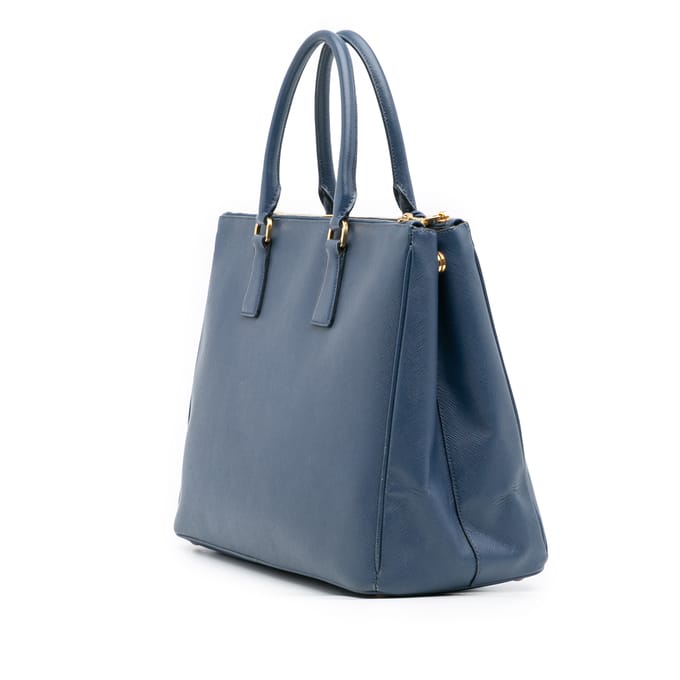 Tweedehands Grote Saffiano Lux Galleria Double Zip Tote