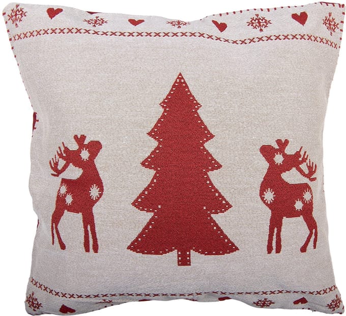 Clayre & Eef Sierkussen 44x44 cm Beige Polyester