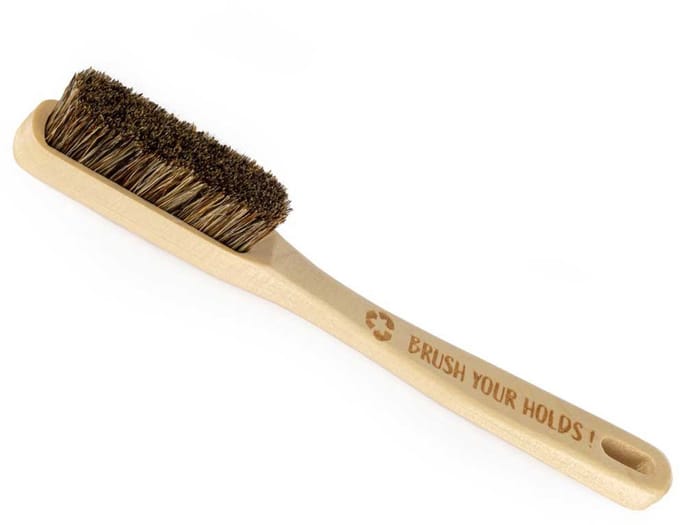 Klimborstel VerticalBrush – hout & natuurlijke haren – S