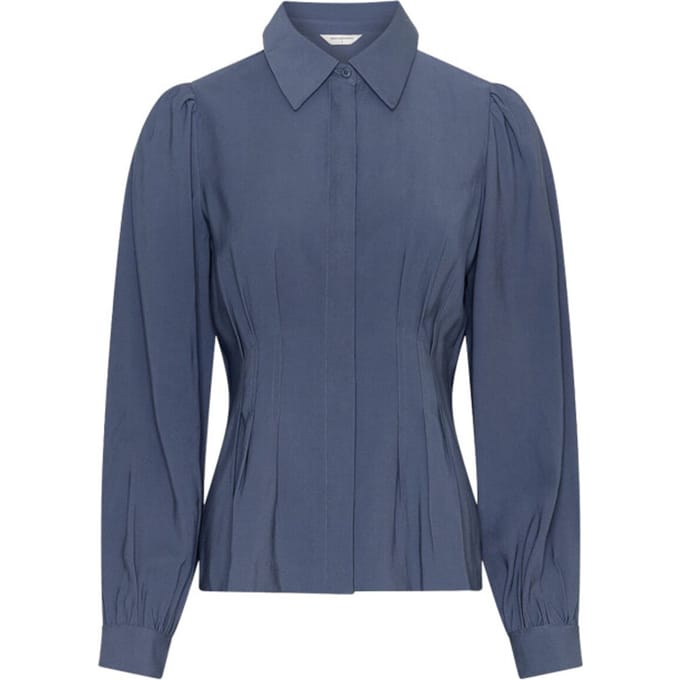 MSCH Copenhagen Mschelsa Asana Shirt Dames - Topjes - Blauw - Maat L