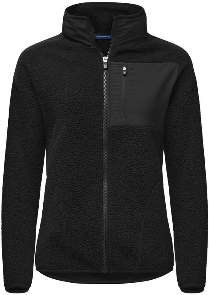 Cutter & Buck Cascade Sherpa Fleece Dames 351471 - Zwart - 40/L