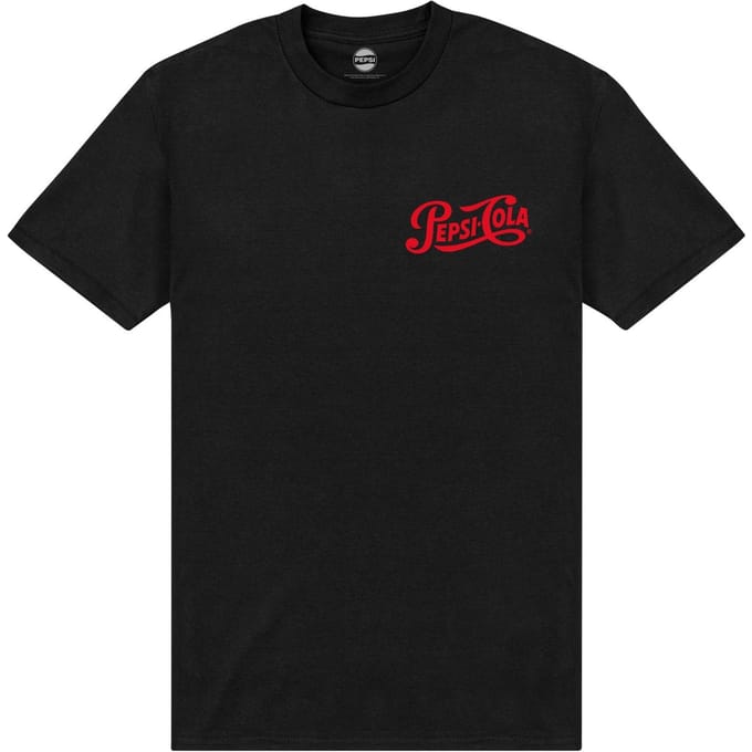 Pepsi Co. Retro Pepsi:Cola Poster Men's T-Shirt - Black - L