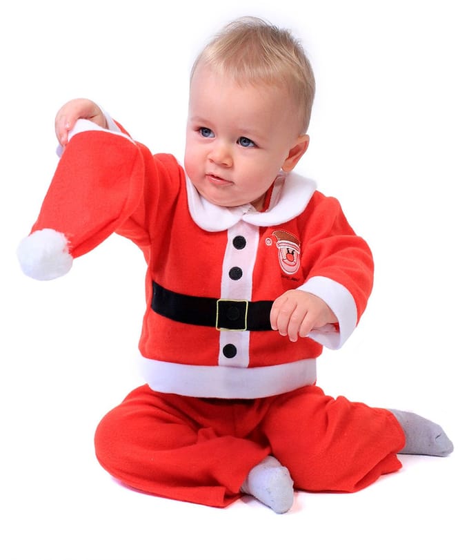 Vegaoo - Kerstmankostuum voor baby's