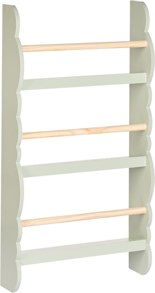RIGOLET - Wandboekenplank - Lichtgroen - MDF