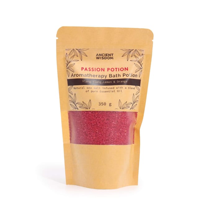 Aromatherapie Baddrankje in Kraftzak 350g - Passion