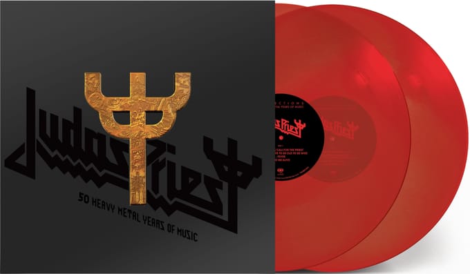 Judas Priest LP - 50 heavy metal years - voor Geen - gekleurd