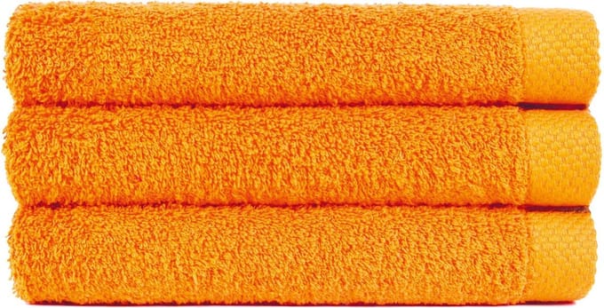 Gastendoek 33x50 cm Uni Pure Royal Oranje - 4 stuks