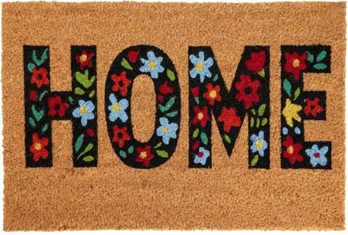 Home & Styling Deurmat Home Kokos - 59x39cm - Bruin