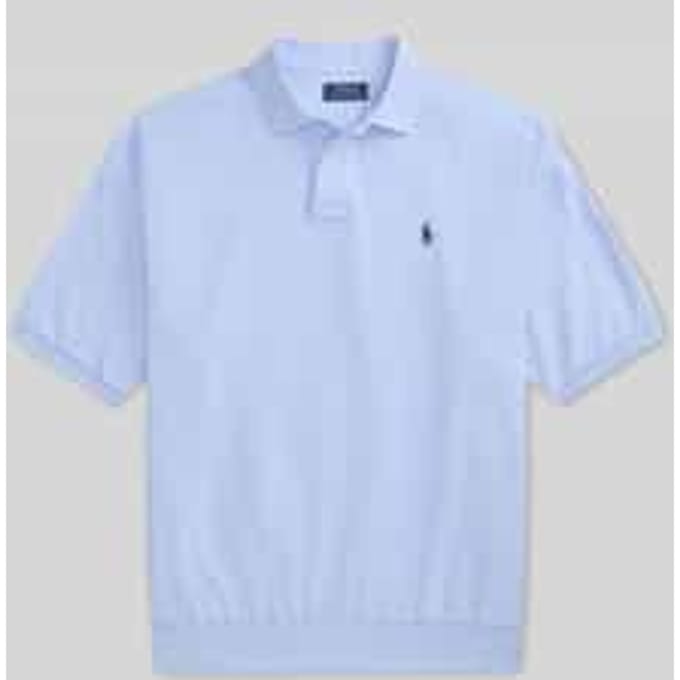 poloshirt in loose fit van puur katoen