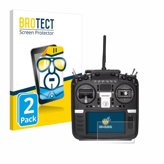 BROTECT - Screenprotector voor Radiomaster TX16S Mark II - Folie Beschermfolie transparant 2 Stuks