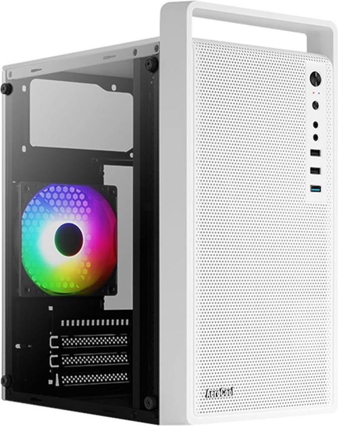 AeroCool PGS C Series CS-109-G-WT-v1 - Case - Tower - Wit