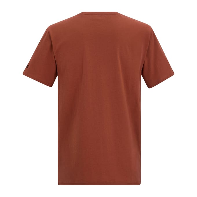 Regatta Heren Cline IX Mountain T-Shirt (Baksteen Rood)