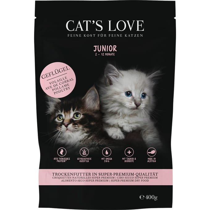400g Cat's Love Junior Gevogelte Kattenvoer droog
