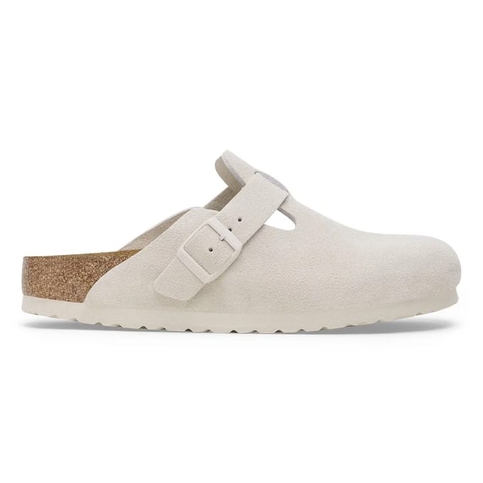 Leren klompen met zachte binnenzool Birkenstock Boston
