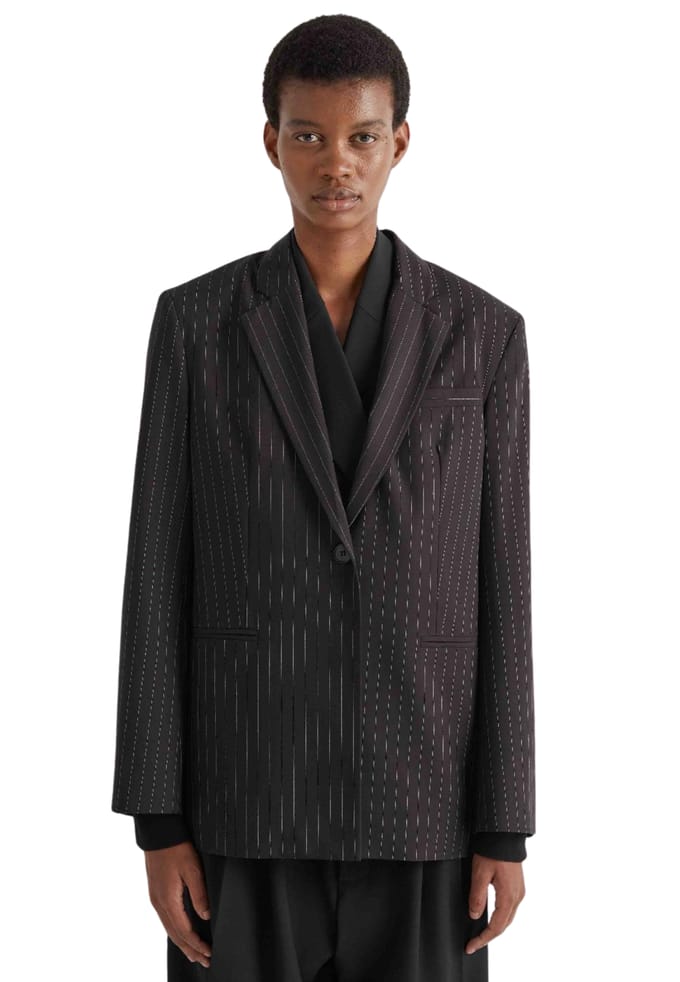 blazer grijs zwart En wit Meimeij