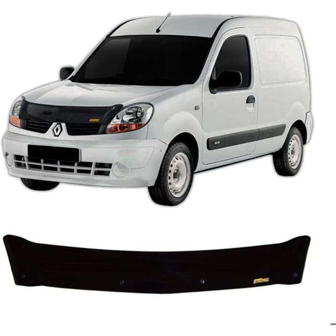 SCOUTT | Bra Capot Déflecteur Protection Pour Renault Kangoo 2003-2007, Aérodynamique, Assemblage Facile, Aucun perçage requis