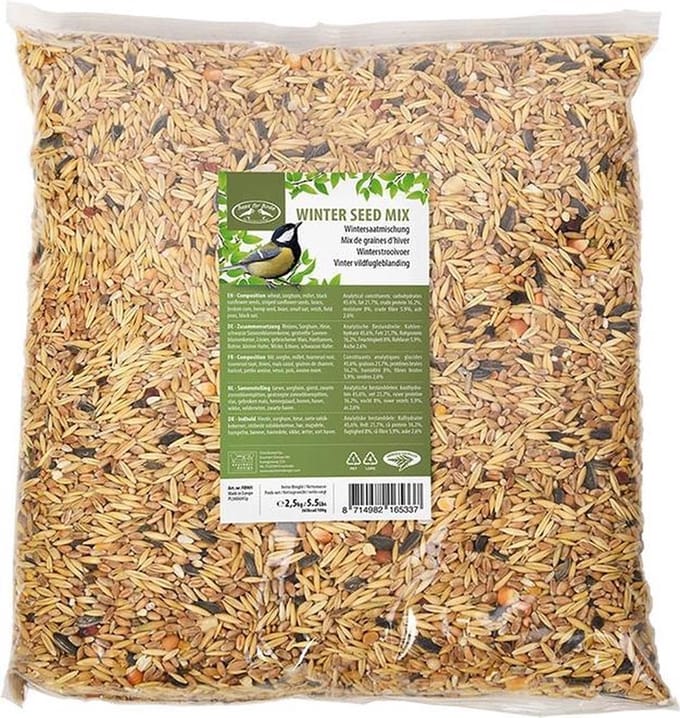 Esschert Design Zak Winter Vogelvoer- 2.5 KG