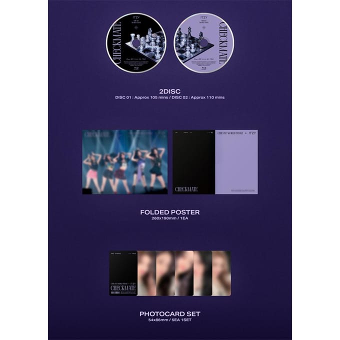 ITZY - 2022 Itzy De 1e Wereldtournee  In Seoul [Blu-ray] Normal POB black