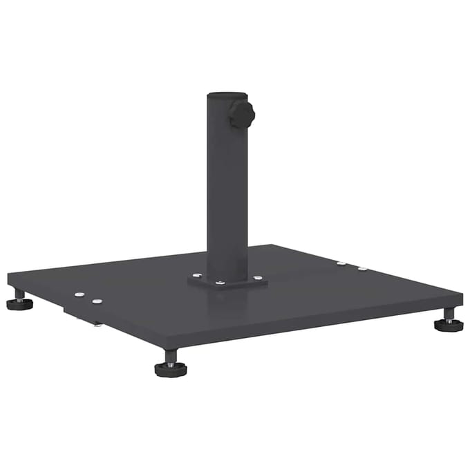 vidaXL - Parasolvoet - 25.95 - kg - Donkergrijs - Vierkant