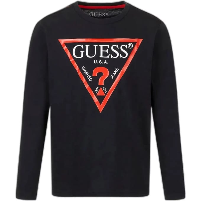 Kinder-T-shirt met lange mouwen Guess Core