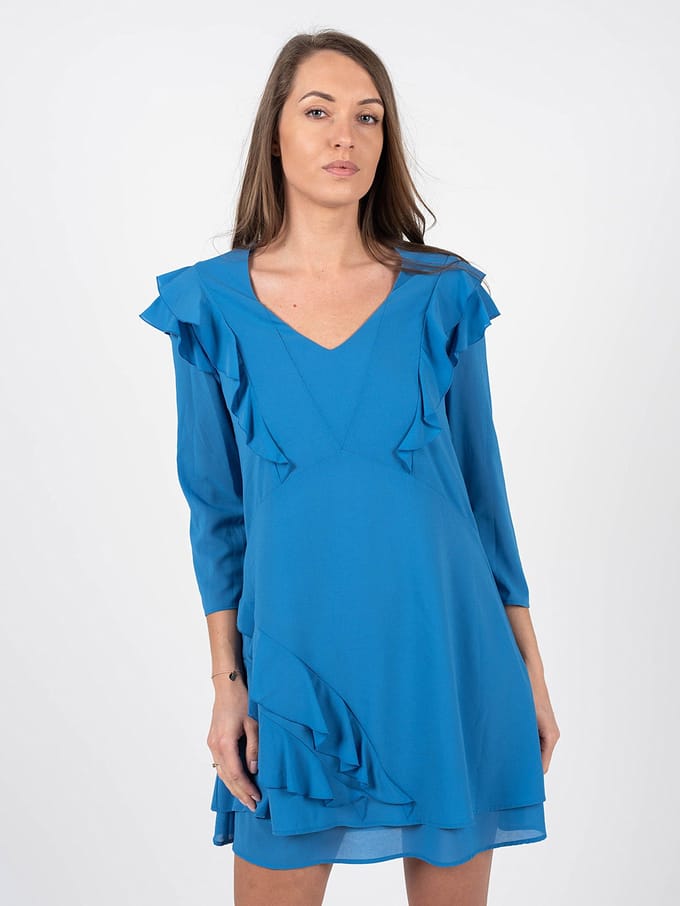 Patrizia Pepe jurk Vrouw blauw