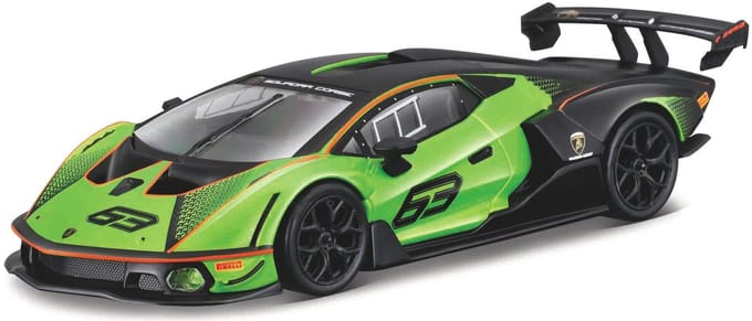 Bburago Lamborghini Essenza - Modelauto - Schaal 1:32 - Groen/Zwart