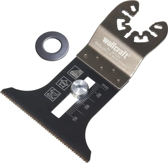 wolfcraft - Insteekzaagblad met diepteaanslag "PRO" BiM, universele centreerhals - 3840000