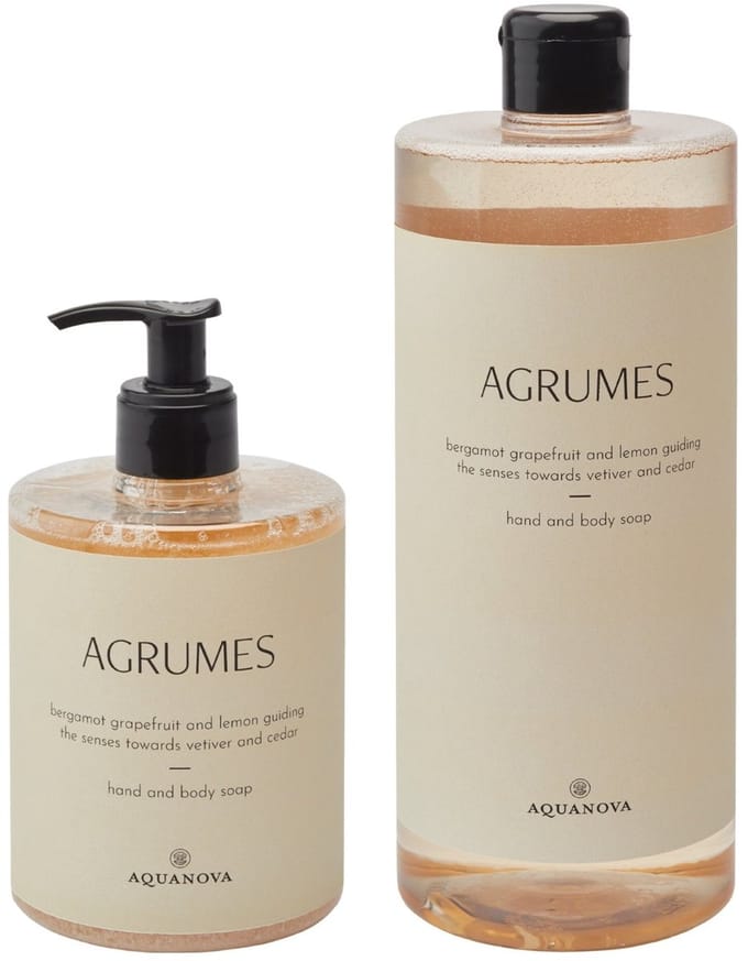 Zeep En Navulling Paris Agrumes Set | Beige | Polyester